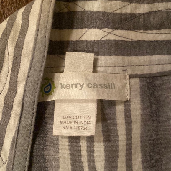 Kerry Cassill Wrap Cotton Dress - Picture 16 of 16